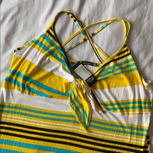 COPY - Boohoo striped maxi dress